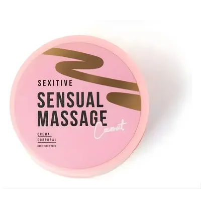 SENSUAL MASSAGE COCONUT | Crema de Masaje Corporal (200g)