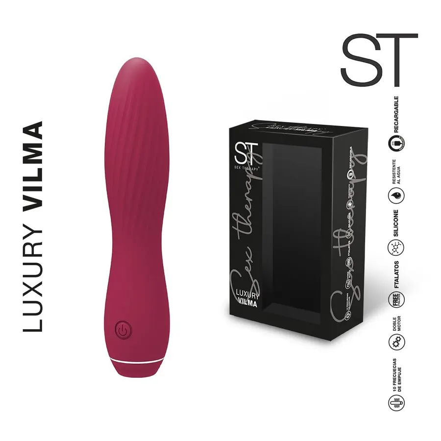 VIBRADOR VILMA | Estimulador Ergonómico de Silicona